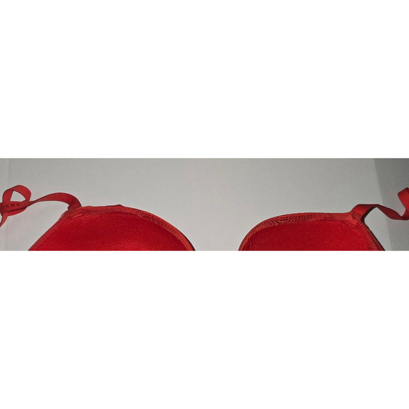 2 Unlined Dkny 34D with underwire color red and leopard design - Picture 4 of 8